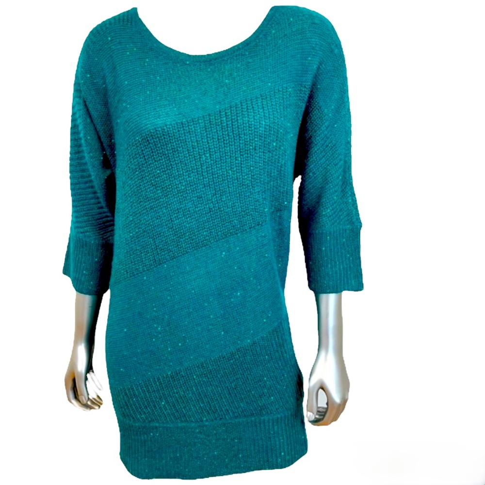 FOREVER 21 Green Sequin Sweater